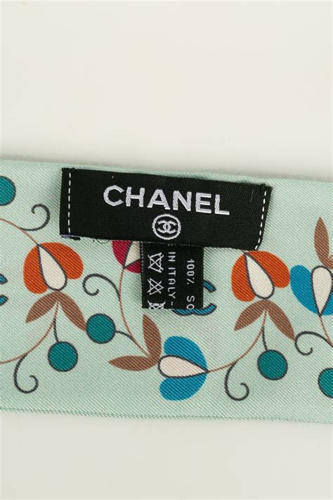 echarpes chanel|chanel slim bandeau scarf.